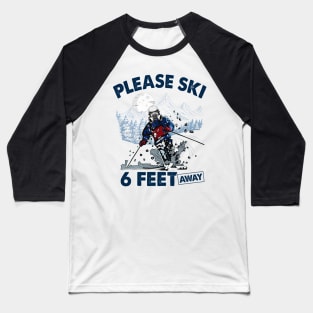 Please Ski Baseball T-Shirt